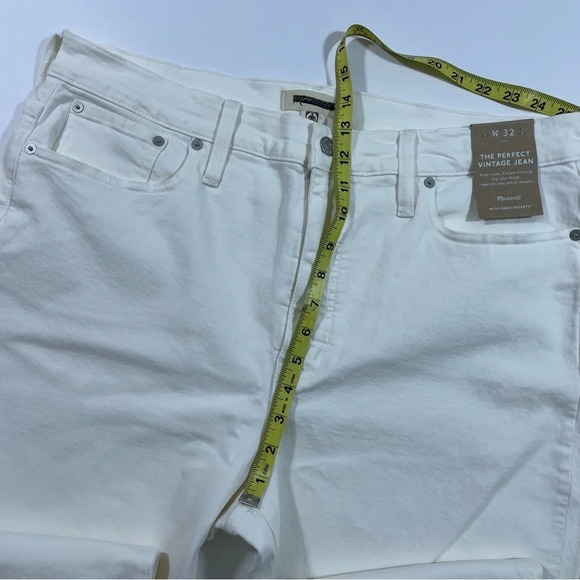 New Madewell The Perfect Vintage Jean Tile White ND501 - Picture 10 of 11